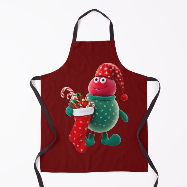 Item preview, Christmas Pajama Microbe with Stocking – Cute Holiday Design designed and sold by AdoraSticks.