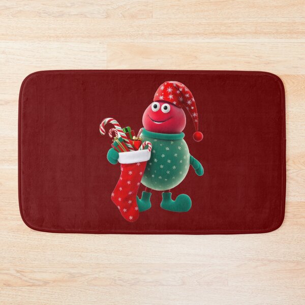 Item preview, Christmas Pajama Microbe with Stocking – Cute Holiday Design designed and sold by AdoraSticks.