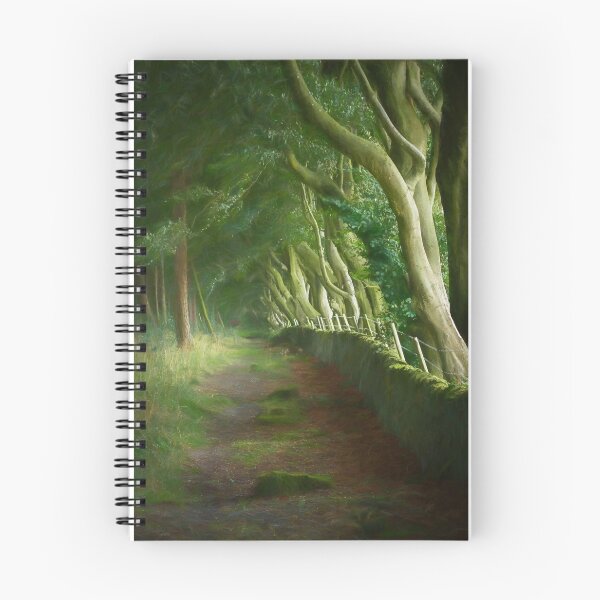 Item preview, Digital illustration of the Upper Moor beech trees. designed and sold by RobThorley.