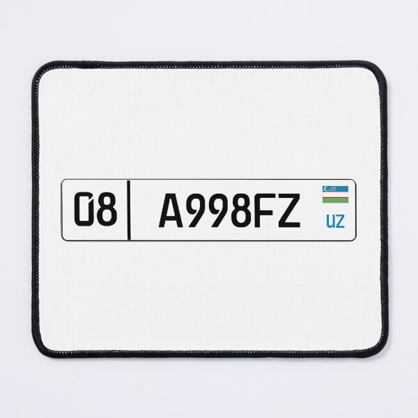 Item preview, Uzbekistan license plate designed and sold by AirVenturi.