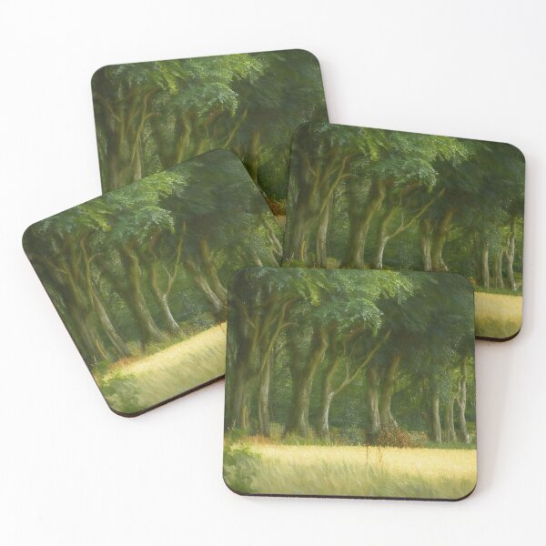Item preview, Digital painting of the Upper Moor beech trees. designed and sold by RobThorley.