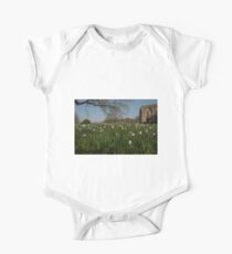 SPOT THE YELLOW - FOUNTAINS ABBEY RUINS One Piece - Short Sleeve