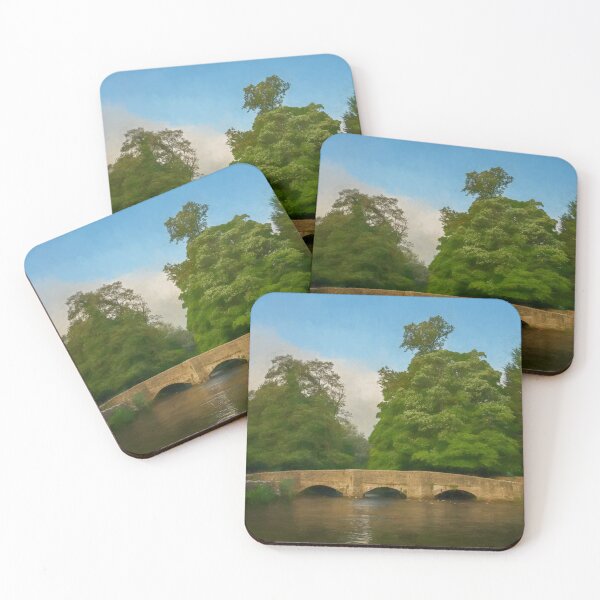 Item preview, Ashford in the Water digital oil painting. designed and sold by RobThorley.