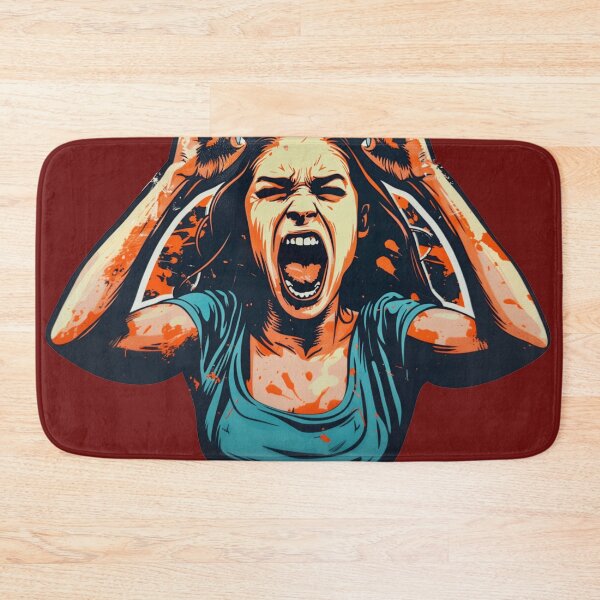 Item preview, RAGE! Protesting An Unjust World Screaming Girl designed and sold by NikoDeeko.