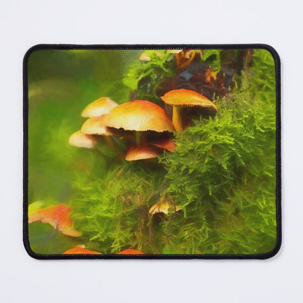 Item preview, Digital oil painting of orange coloured fungi. designed and sold by RobThorley.