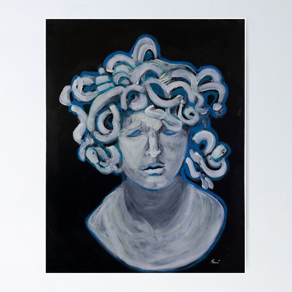 Pensive Medusa Poster