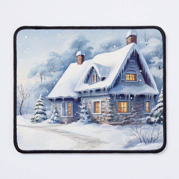 Item preview, Stone Winter Cottage designed and sold by sheprint.