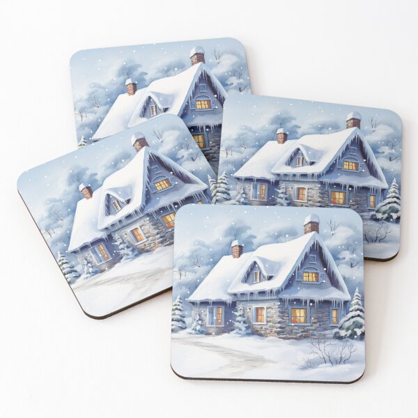 Item preview, Stone Winter Cottage designed and sold by sheprint.