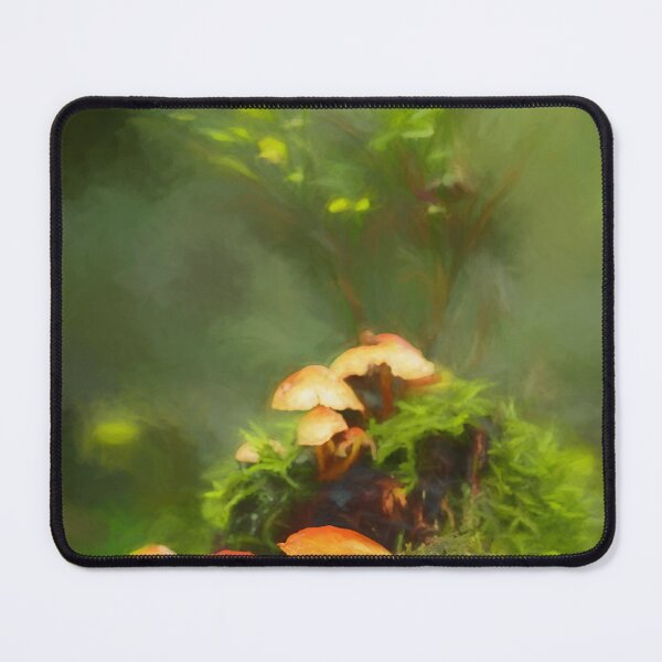 Item preview, Digital oil painting of orange coloured fungi. designed and sold by RobThorley.