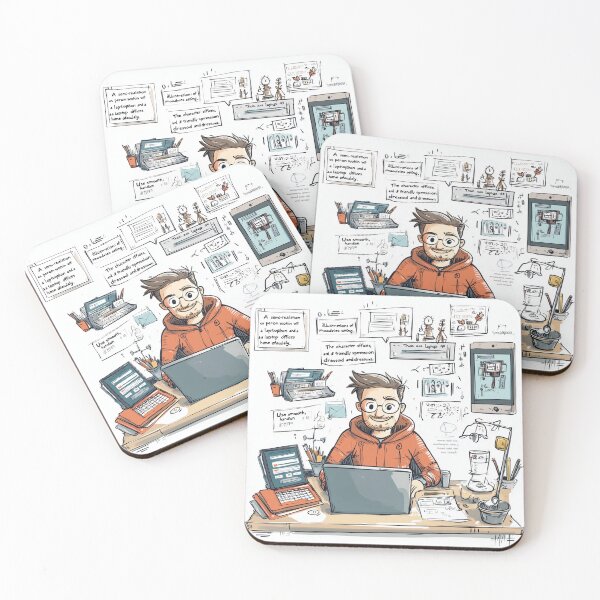 Item preview, Joyful Workspace designed and sold by Blackwods.