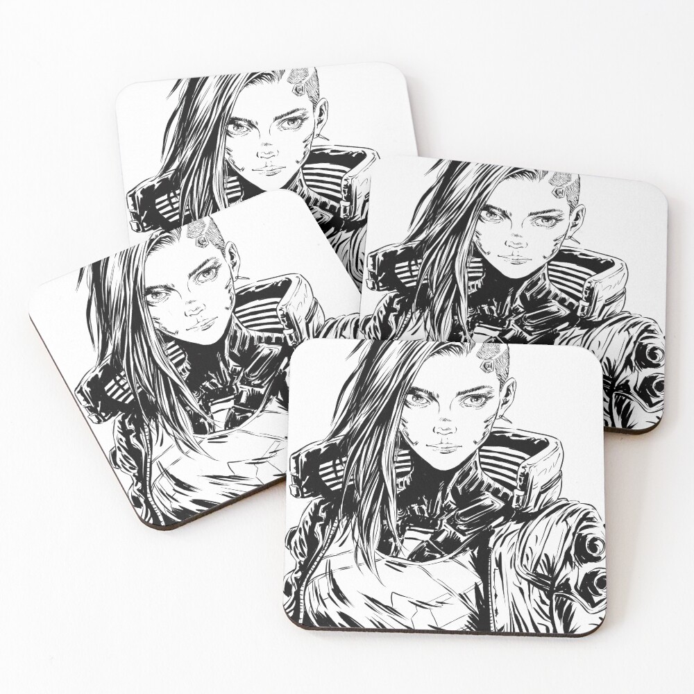 Item preview, Coasters (Set of 4) designed and sold by psychee.