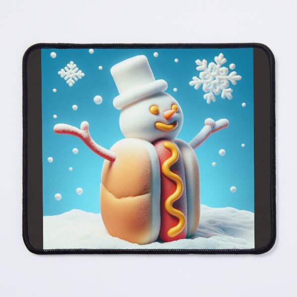 Item preview, Snowman Hot Dog designed and sold by DSoriaDesign.