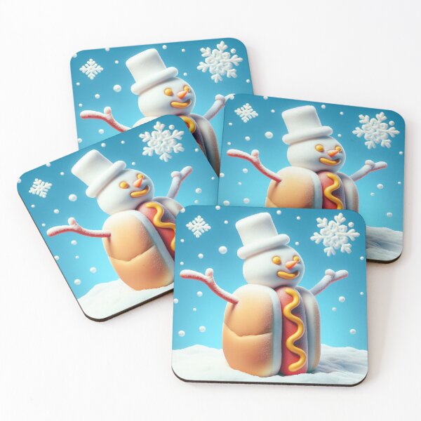 Item preview, Snowman Hot Dog designed and sold by DSoriaDesign.