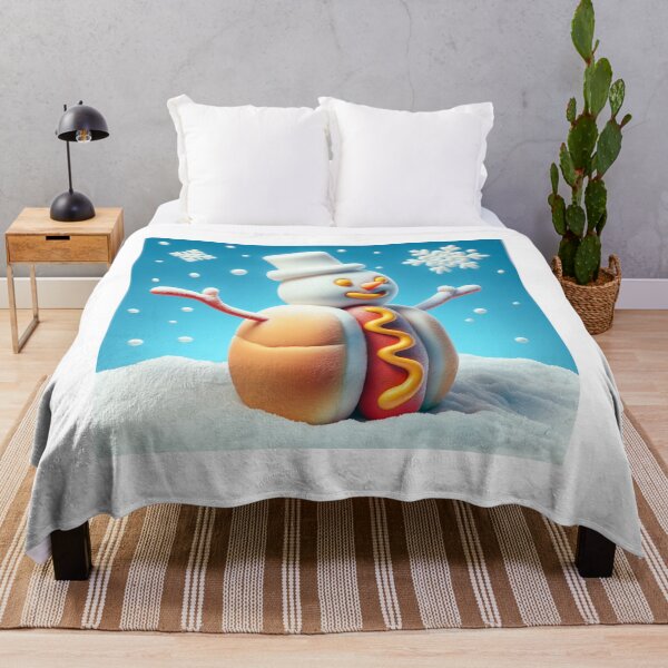 Item preview, Snowman Hot Dog designed and sold by DSoriaDesign.