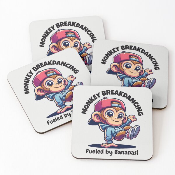 Item preview, Monkey Breakdancing: Fueled By Bananas! designed and sold by Lisetta Collection.