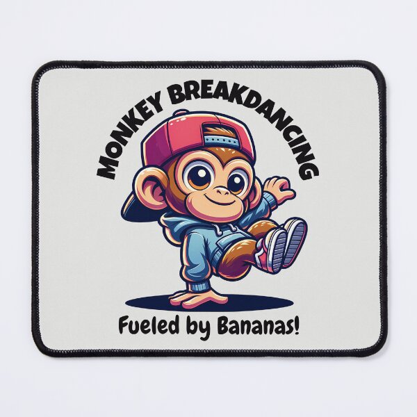 Item preview, Monkey Breakdancing: Fueled By Bananas! designed and sold by Lisetta Collection.