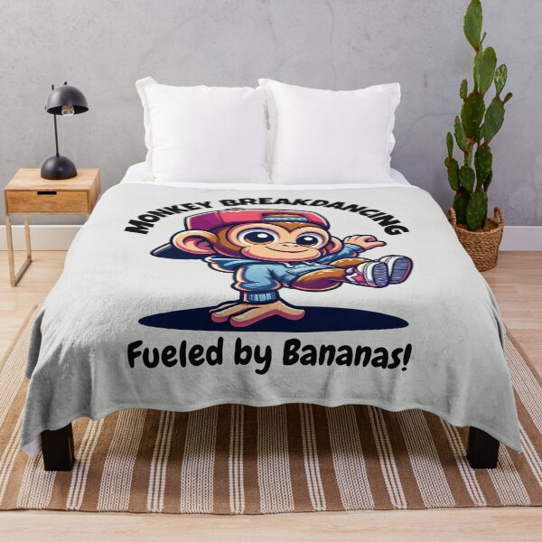 Item preview, Monkey Breakdancing: Fueled By Bananas! designed and sold by Lisetta Collection.