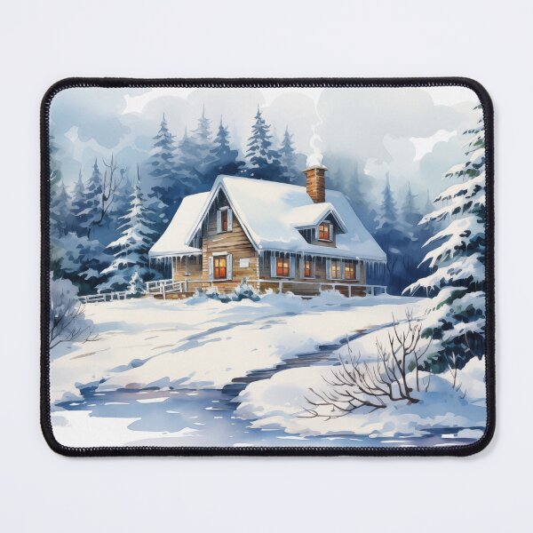 Item preview, Warm Winter Cottage designed and sold by sheprint.