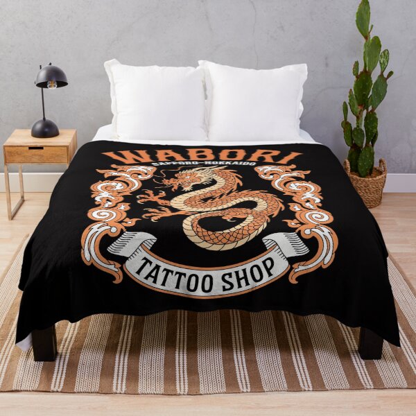 Item preview, Oriental Wabori Tattoo – Japanese Dragon Art with Ornate Swirling Patterns designed and sold by paulo silveira.