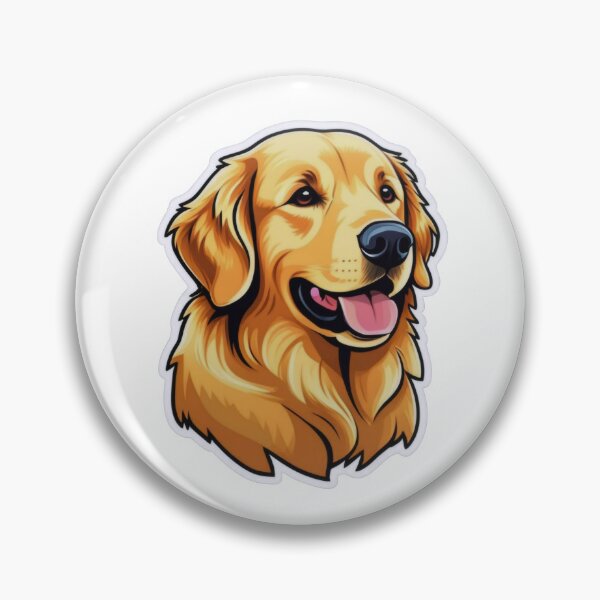 Item preview, Golden Retriever Portrait: Loyal and Loving designed and sold by ArtCreator2023.