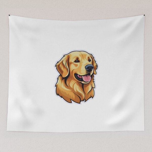 Item preview, Golden Retriever Portrait: Loyal and Loving designed and sold by ArtCreator2023.
