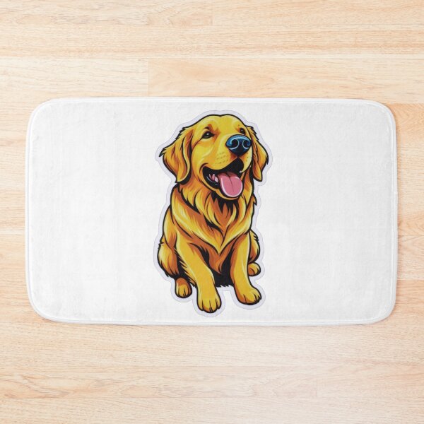 Item preview, Adorable Golden Retriever in Full Golden Glory designed and sold by ArtCreator2023.