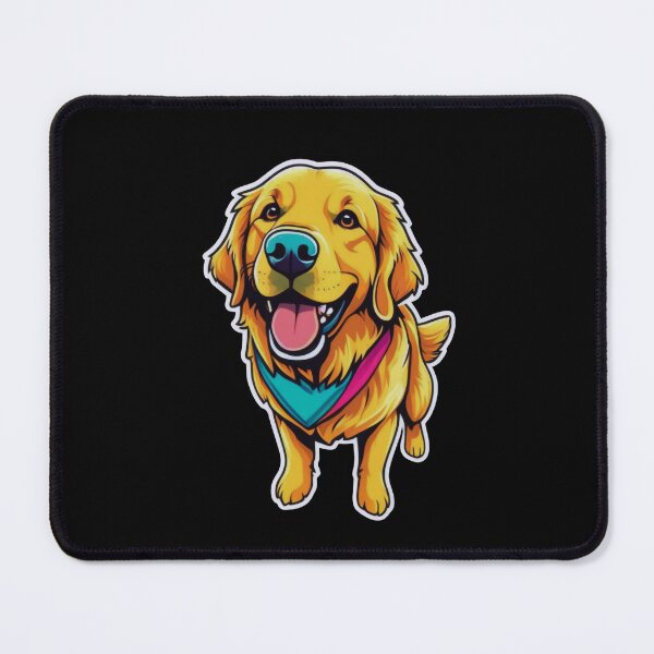 Item preview, Happy Golden Retriever: Man's Best Friend designed and sold by ArtCreator2023.