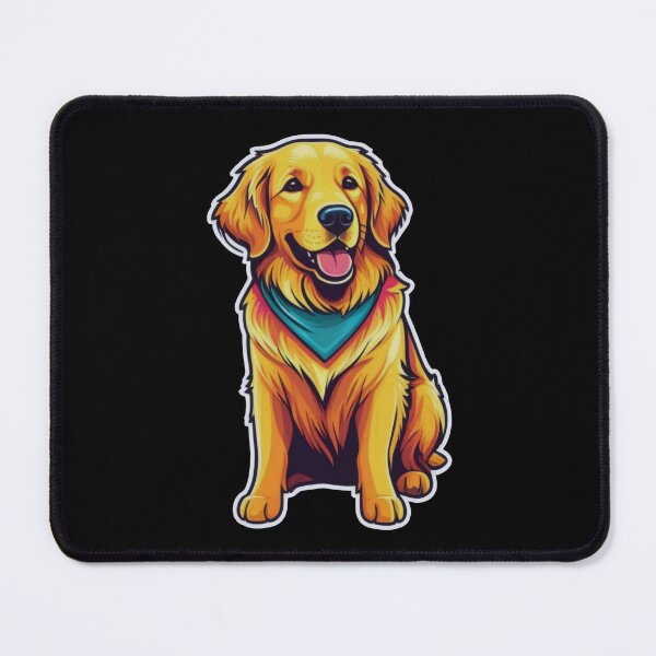 Item preview, Golden Retriever Love: A Heart of Gold designed and sold by ArtCreator2023.