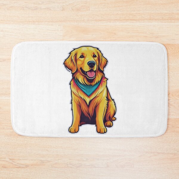 Item preview, Golden Retriever Love: A Heart of Gold designed and sold by ArtCreator2023.