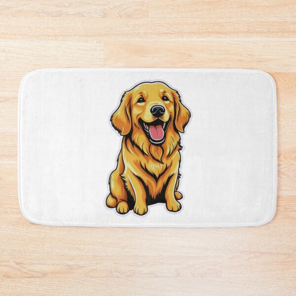 Item preview, Playful Golden Retriever: The Joy of Life designed and sold by ArtCreator2023.