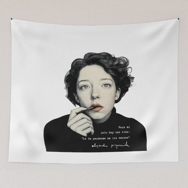 Item preview, Alejandra Pizarnik poem designed and sold by jessnieves.