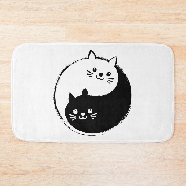 Item preview, Yin Yang Kitty designed and sold by Angry Swan Designs.