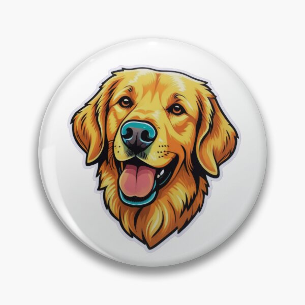 Item preview, Golden Retriever Smiles: Pure Canine Happiness designed and sold by ArtCreator2023.