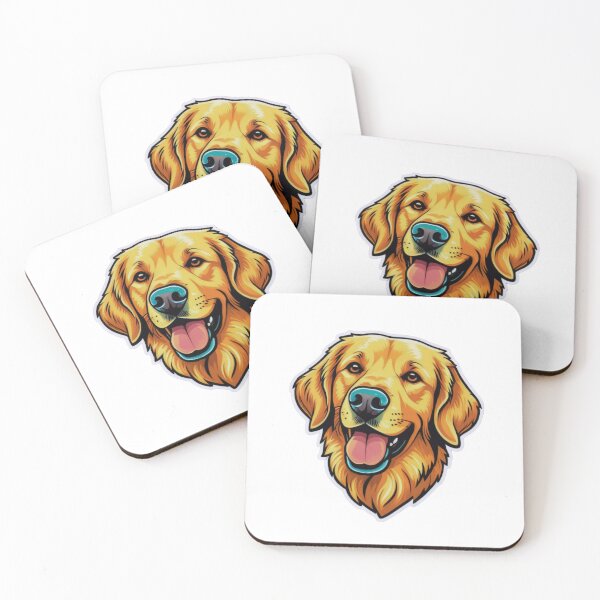 Item preview, Golden Retriever Smiles: Pure Canine Happiness designed and sold by ArtCreator2023.