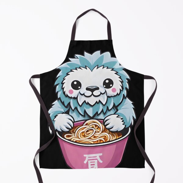 Item preview, Cute Ramen Yeti - Kawaii Noodle Monster Bowl Design designed and sold by Prime-Studio.