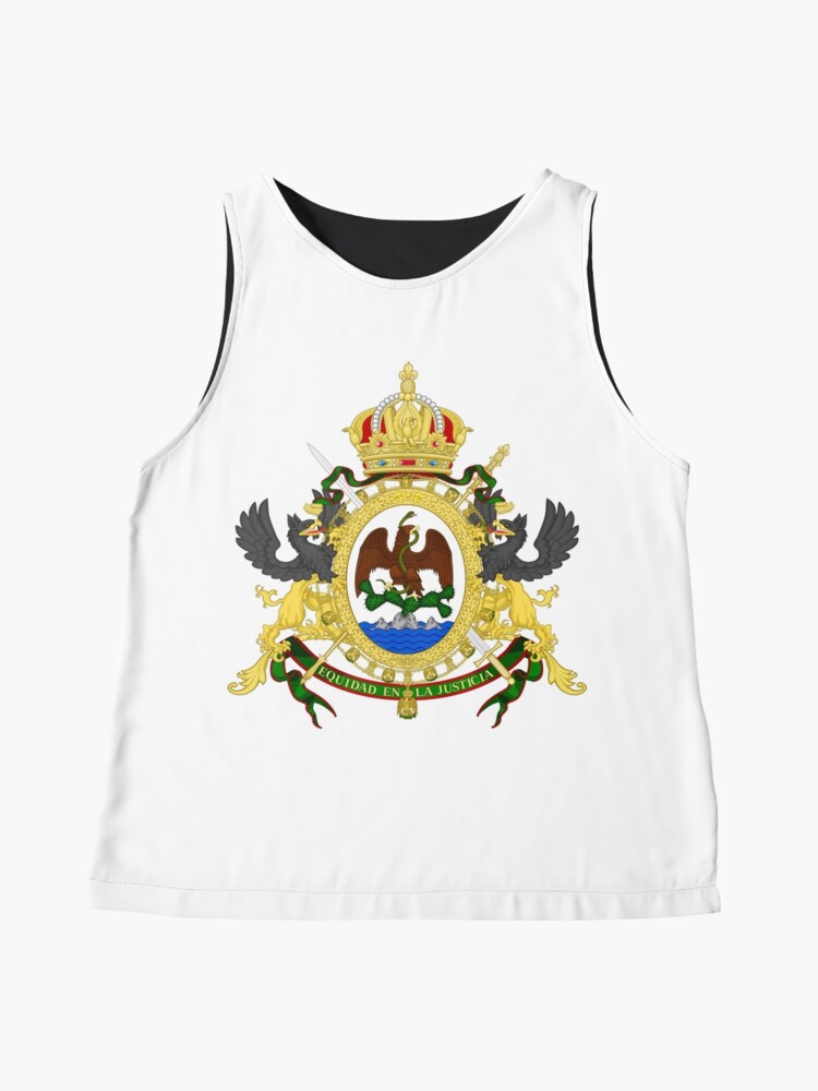 Coat Of Arms Of The Second Mexican Empire Sleeveless Top By PZAndrews   Ctkf,750x1000,black Pad,750x1000,f8f8f8 