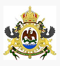 Coat of Arms of the Second Mexican Empire Photographic Print