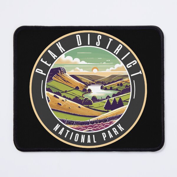 Item preview, Peak District National Park Retro Landscape designed and sold by MaateoDesign.