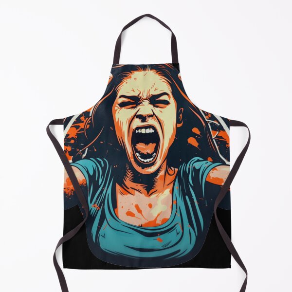 Item preview, RAGE! Protesting An Unjust World Screaming Girl designed and sold by NikoDeeko.