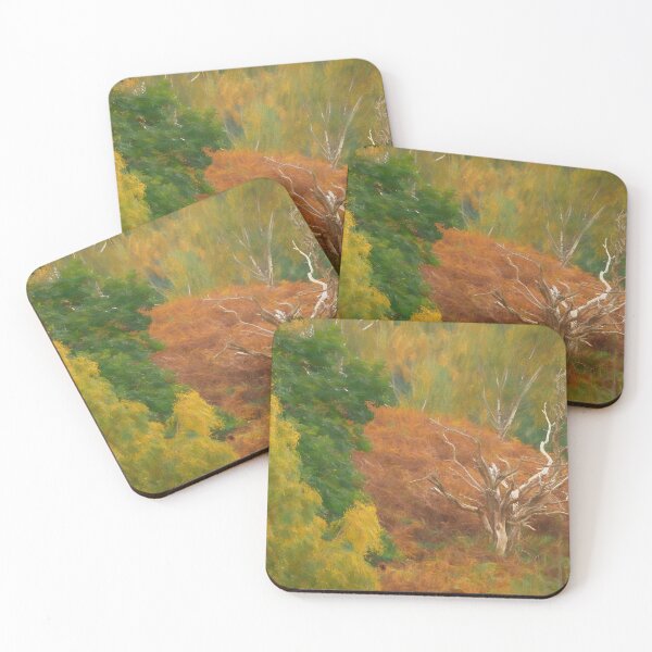 Item preview, Autumn woodland digital oil painting designed and sold by RobThorley.