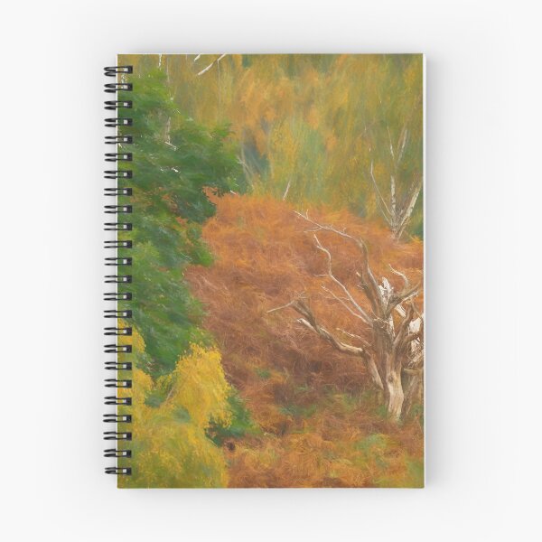 Item preview, Autumn woodland digital oil painting designed and sold by RobThorley.
