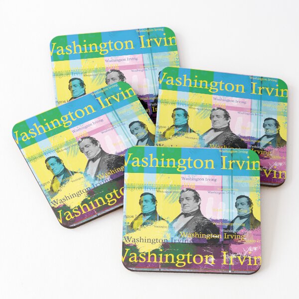 Item preview, Washington Irving, American writer designed and sold by Mauswohn.