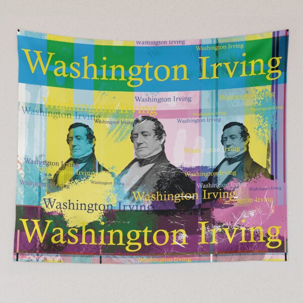 Item preview, Washington Irving, American writer designed and sold by Mauswohn.