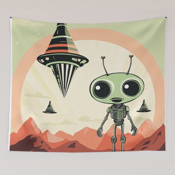 Item preview, Galactic Visitor designed and sold by NomadicDreamer.
