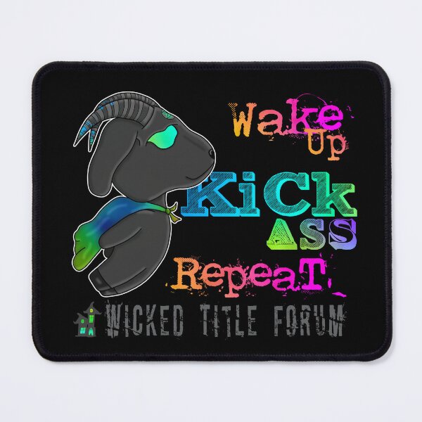 Item preview, Wake Up, Kick Butt, Super Title Goat – Motivational Design for Real Estate & Title Agents designed and sold by Wicked Title.
