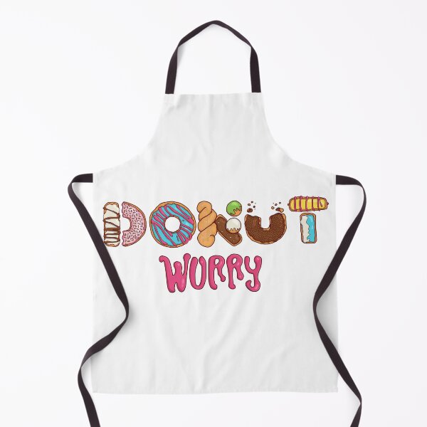 Item preview, "Donut Worry" Illustrative Typography designed and sold by hannaxart.