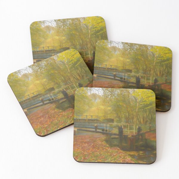 Item preview, Caldon Canal waterway digital oil painting designed and sold by RobThorley.