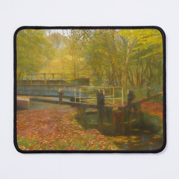 Item preview, Caldon Canal waterway digital oil painting designed and sold by RobThorley.