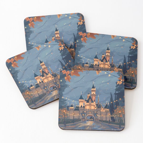 Item preview, Magical Autumn Castle at Night designed and sold by Cozy Nerdy Things.