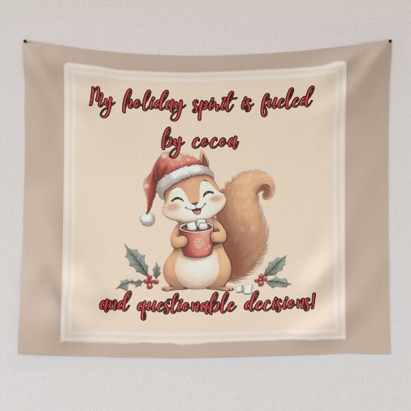 Item preview, My holiday spirit is fueled by cocoa and questionable decisions designed and sold by AmuraLumina.